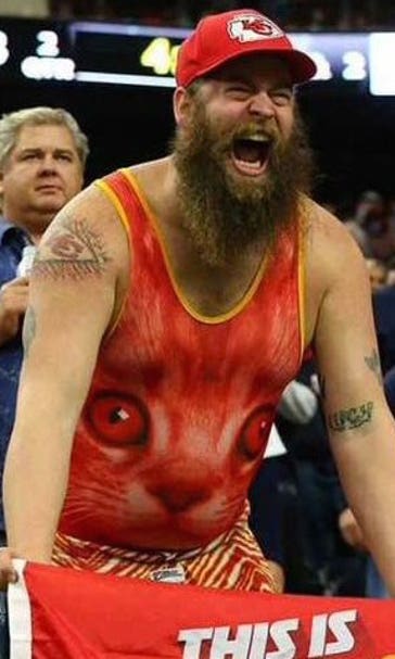 Meet the Kansas City Chiefs' 'Cat Suit Guy,' same as the Royals' Cat Suit Guy